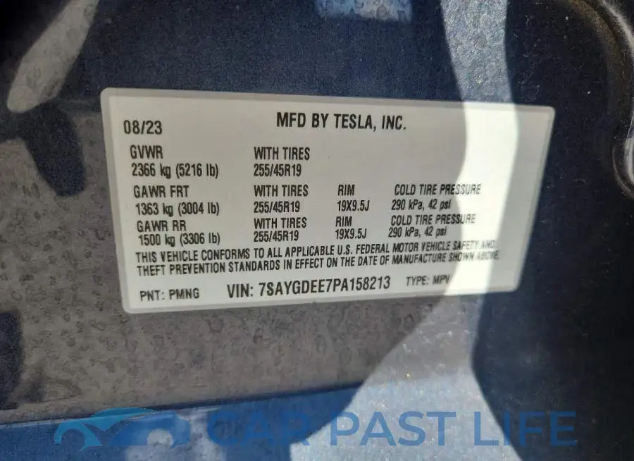 7SAYGDEE7PA158213# 13