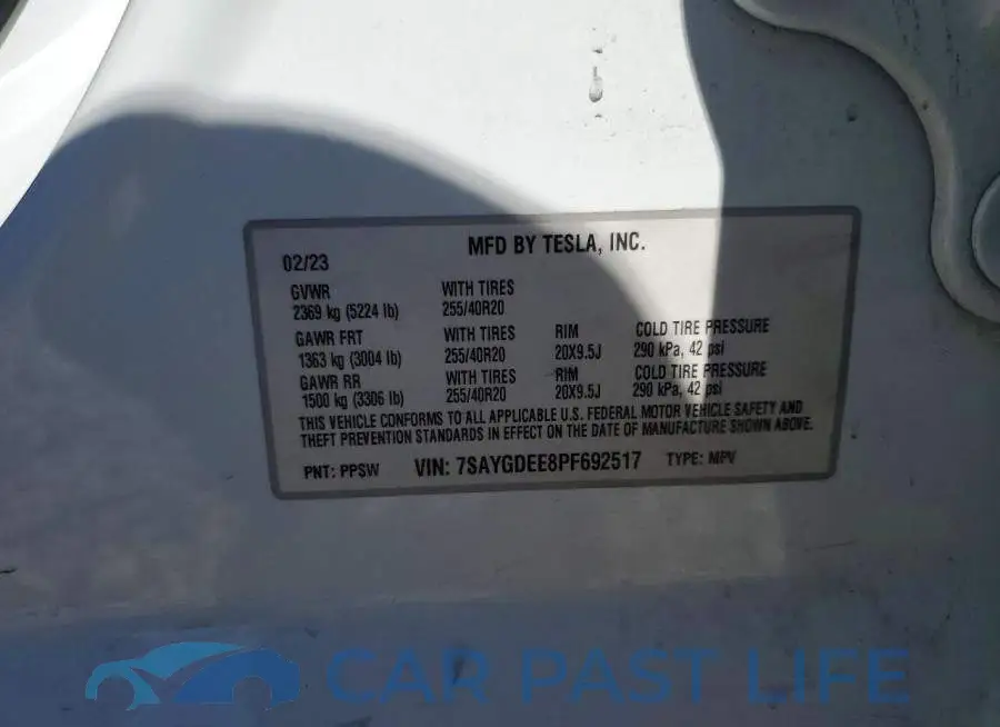 7SAYGDEE8PF692517# 13