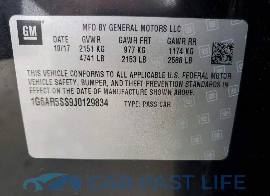 1G6AR5SS9J0129834# 12