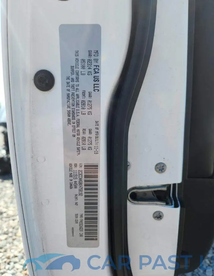 2C3CCAAG8KH758192# 12