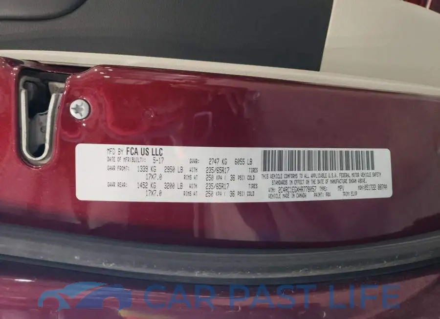 2C4RC1EGXHR778057# 13