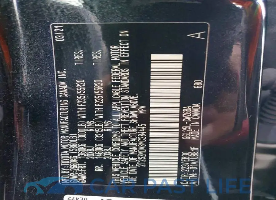 2T2SZMDA8MC284445# 13