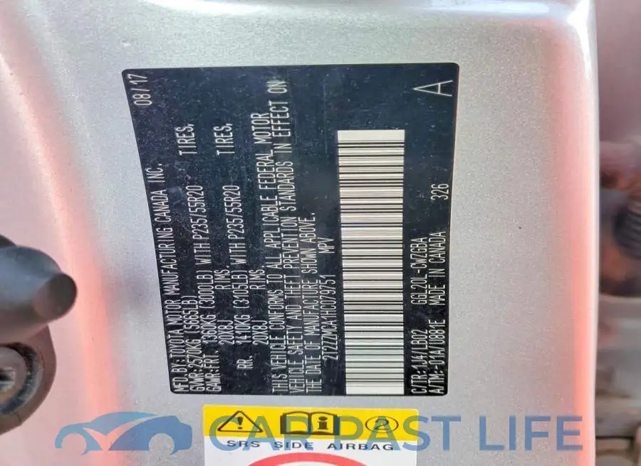 2T2ZZMCA1HC079751# 12