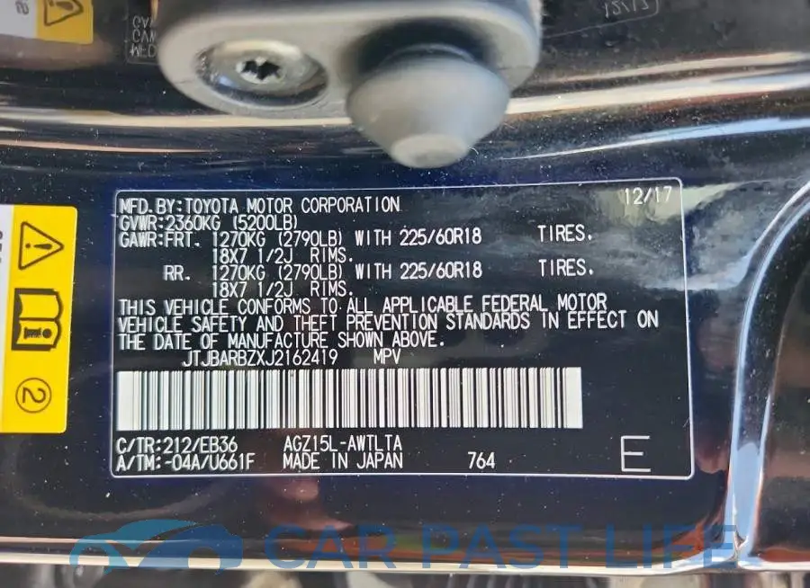 JTJBARBZXJ2162419# 13