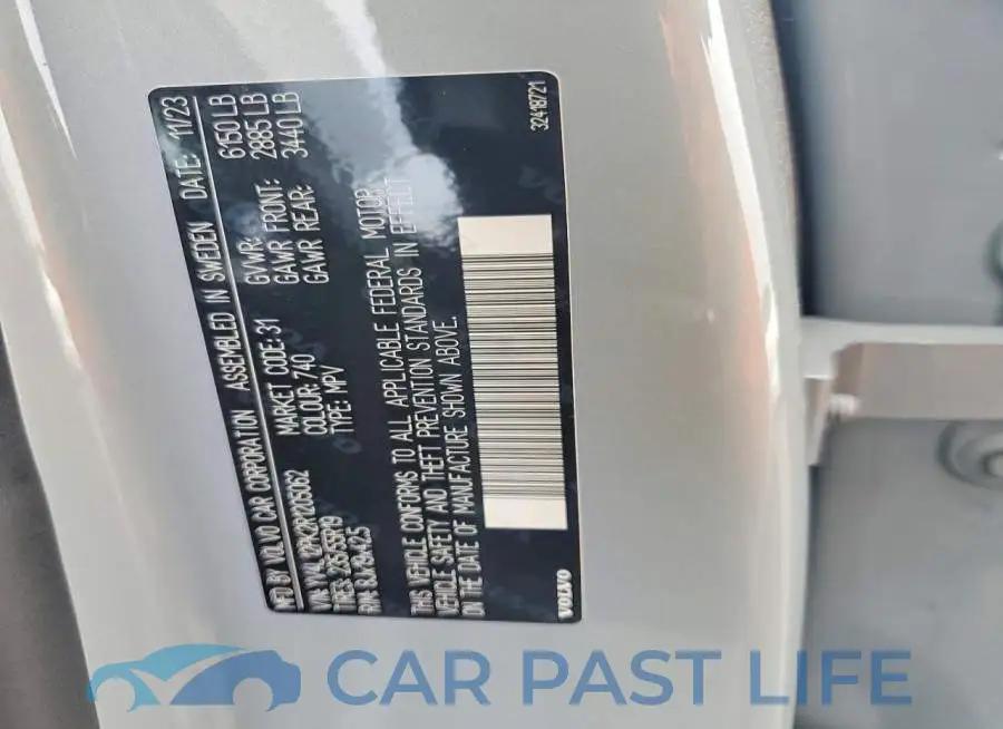 YV4L12PK2R1205062# 13