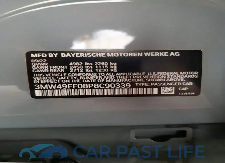 3MW49FF08P8C90339# 12
