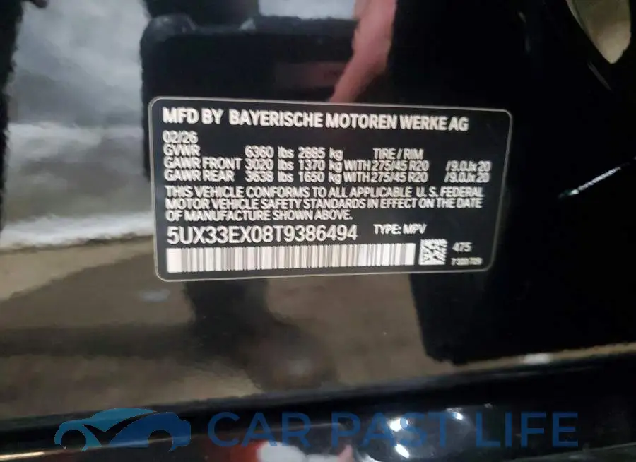 5UX33EX08T9386494# 13