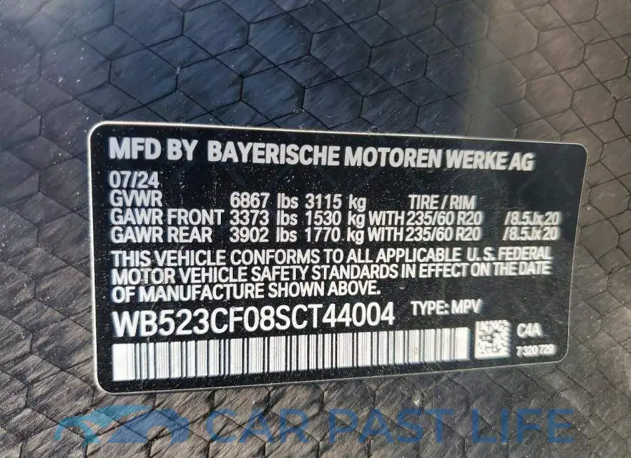 WB523CF08SCT44004# 13