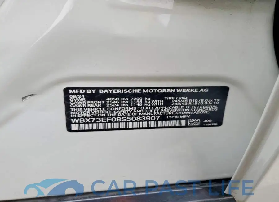 WBX73EF08S5083907# 14
