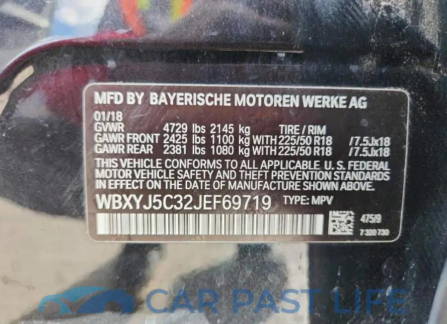 WBXYJ5C32JEF69719# 13