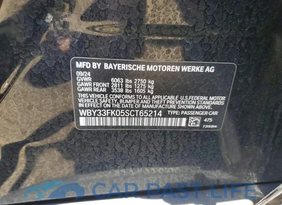 WBY33FK05SCT65214# 12