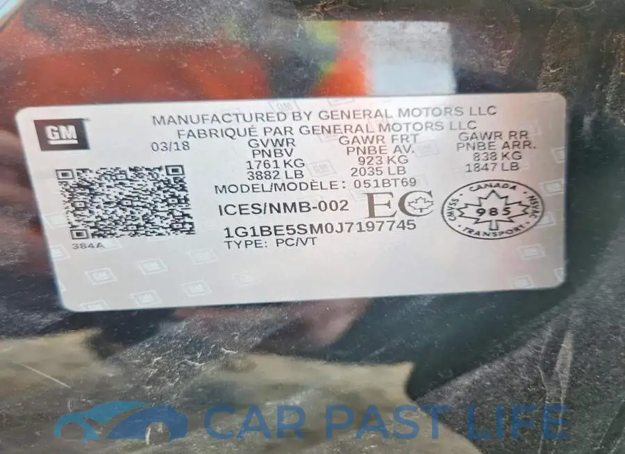 1G1BE5SM0J7197745# 12