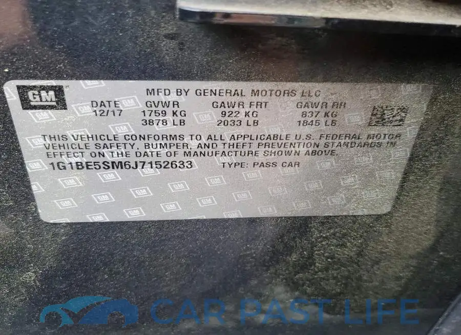 1G1BE5SM6J7152633# 12