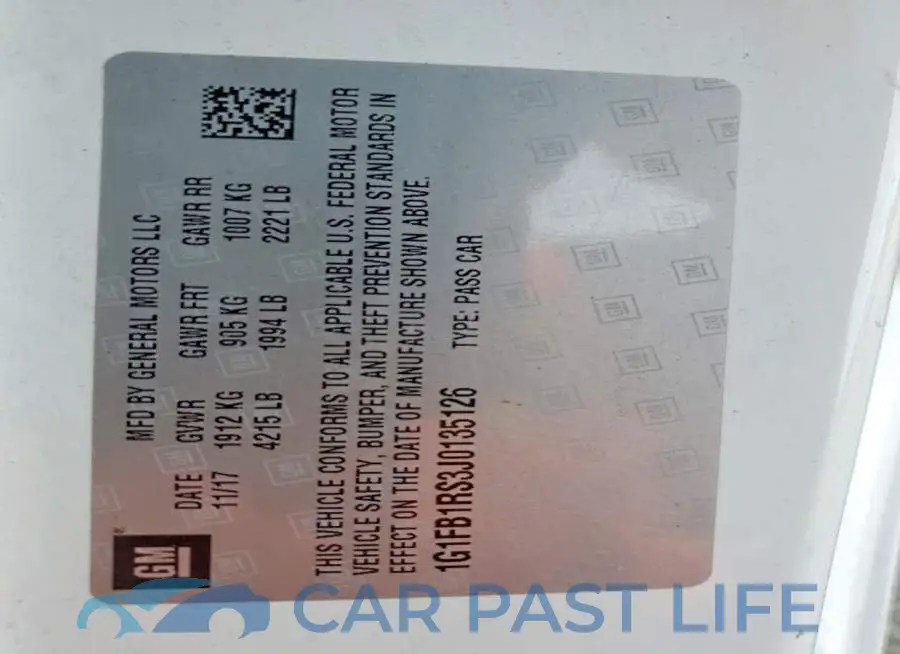 1G1FB1RS3J0135126# 12