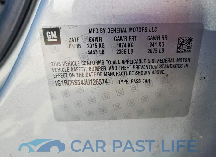 1G1RC6S54JU126374# 12