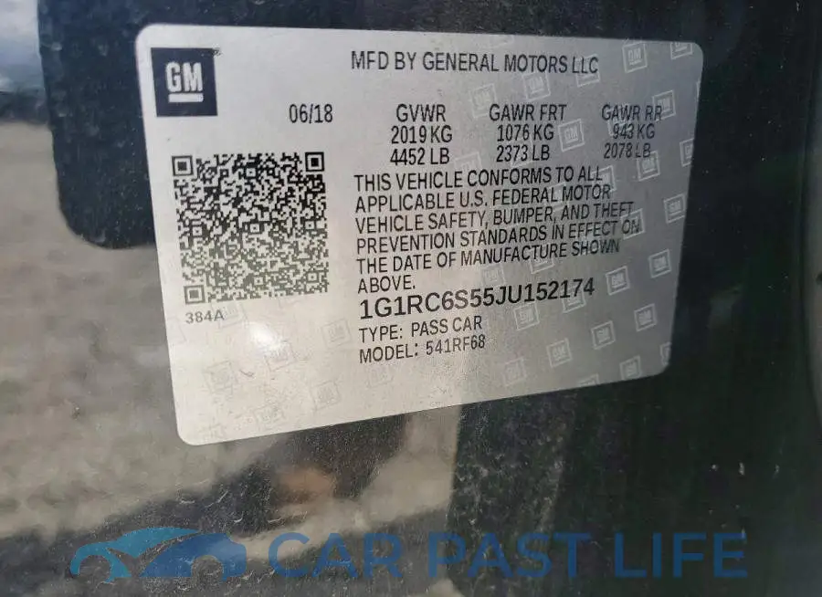 1G1RC6S55JU152174# 12