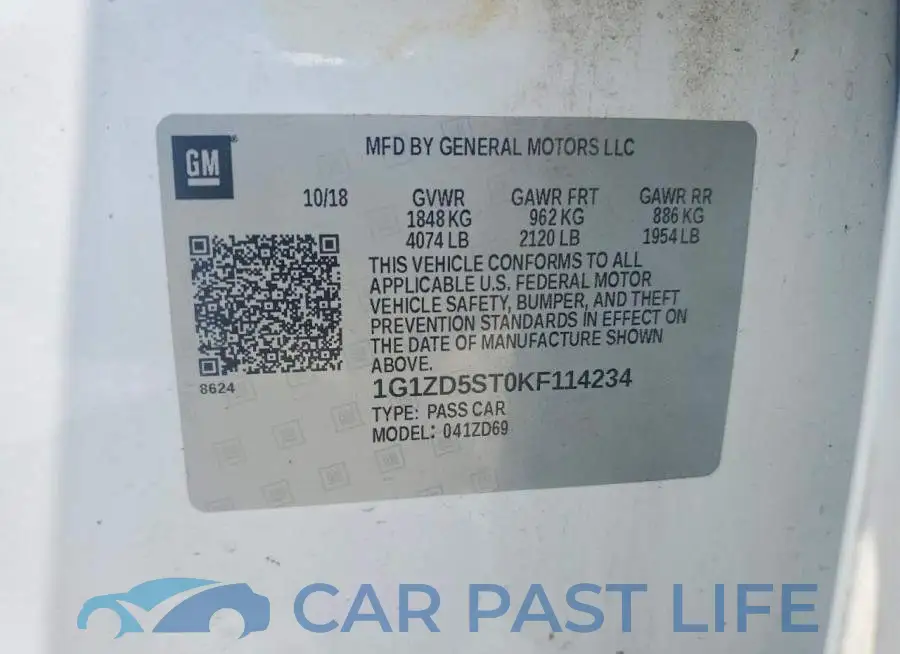 1G1ZD5ST0KF114234# 12