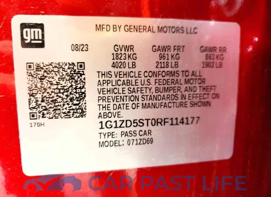 1G1ZD5ST0RF114177# 12