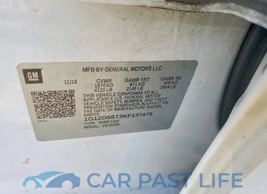 1G1ZD5ST2KF137479# 12