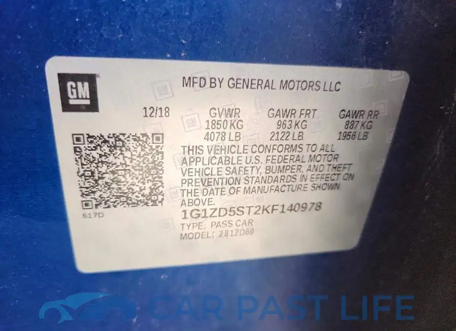 1G1ZD5ST2KF140978# 12