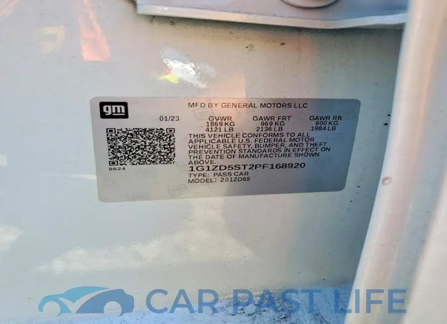 1G1ZD5ST2PF168920# 12