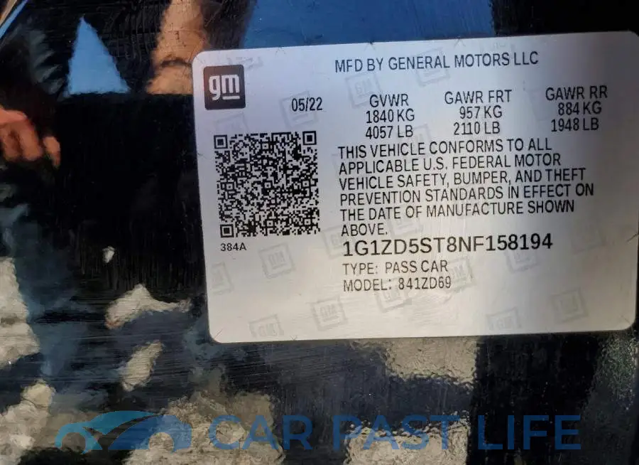 1G1ZD5ST8NF158194# 13