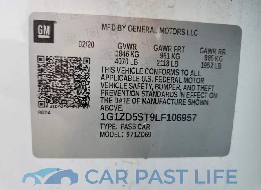 1G1ZD5ST9LF106957# 12