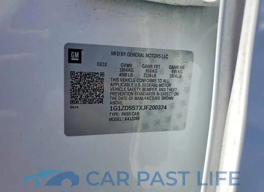 1G1ZD5STXJF200374# 12