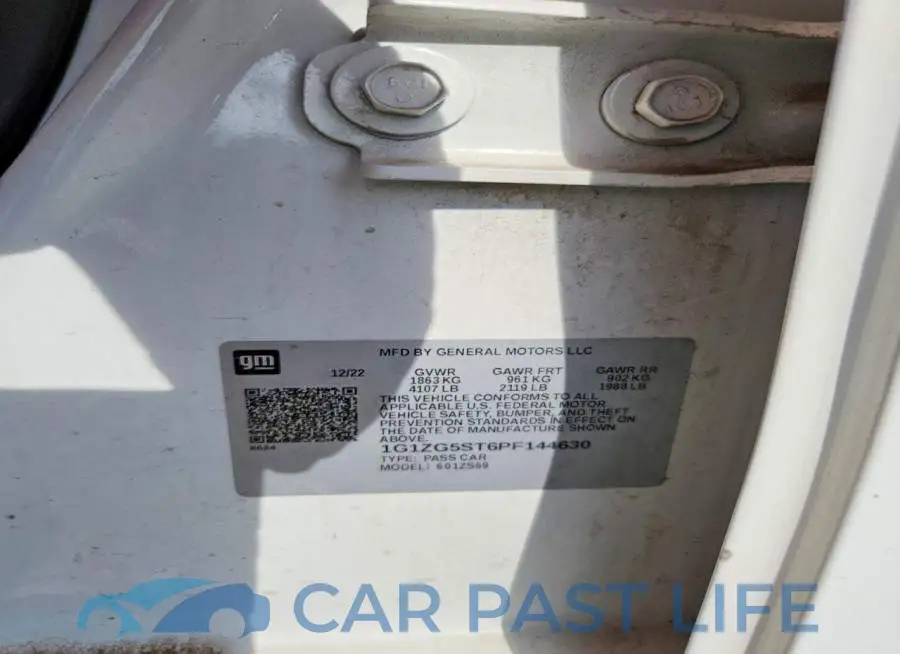 1G1ZG5ST6PF144630# 12
