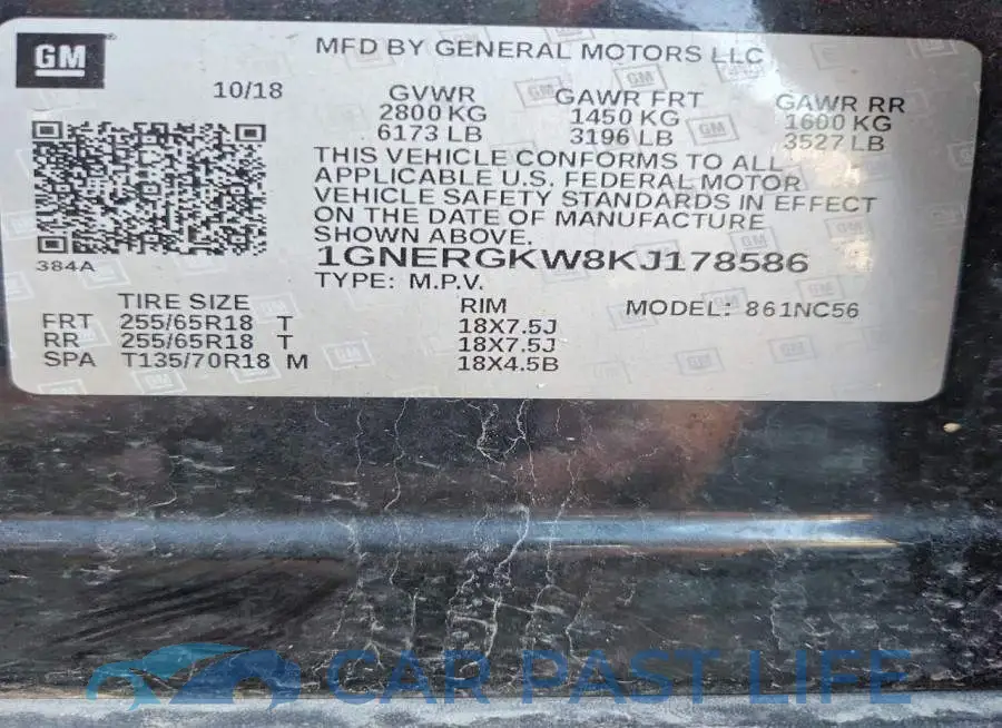 1GNERGKW8KJ178586# 14