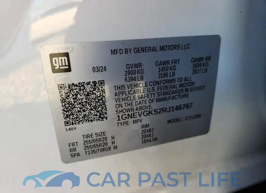 1GNEVGKS2RJ146767# 13