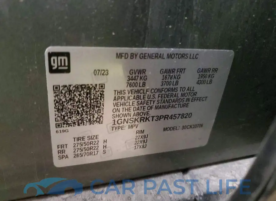 1GNSKRKT3PR457820# 14