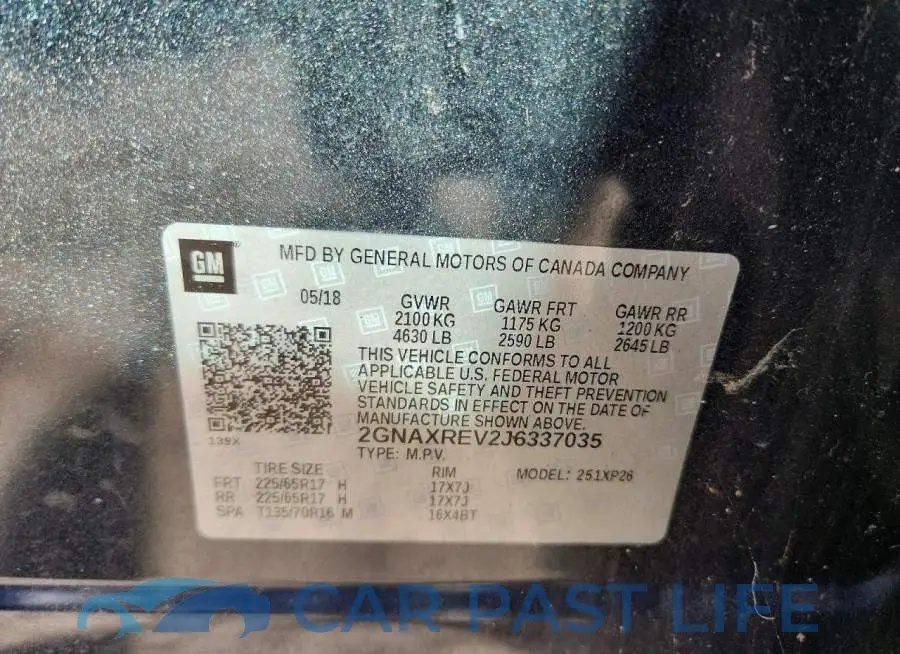 2GNAXREV2J6337035# 14