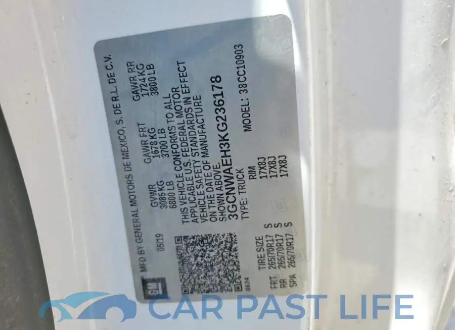 3GCNWAEH3KG236178# 13