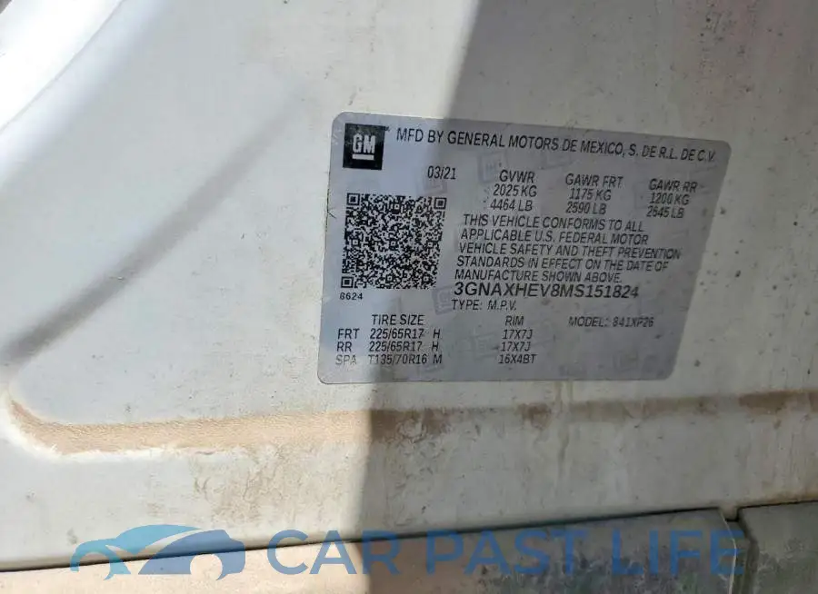 3GNAXHEV8MS151824# 14