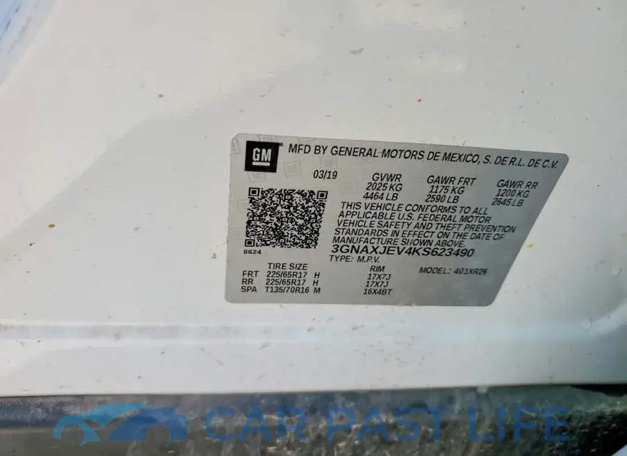 3GNAXJEV4KS623490# 14