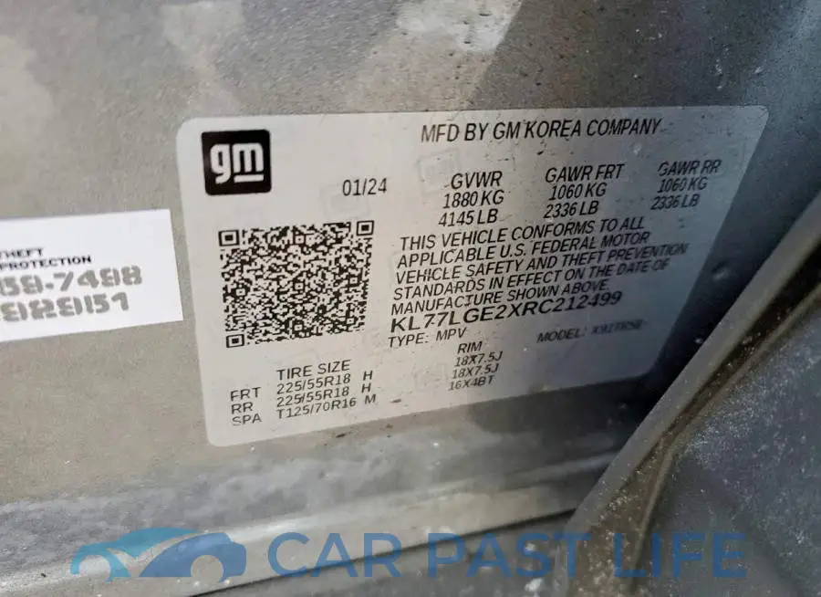 KL77LGE2XRC212499# 12