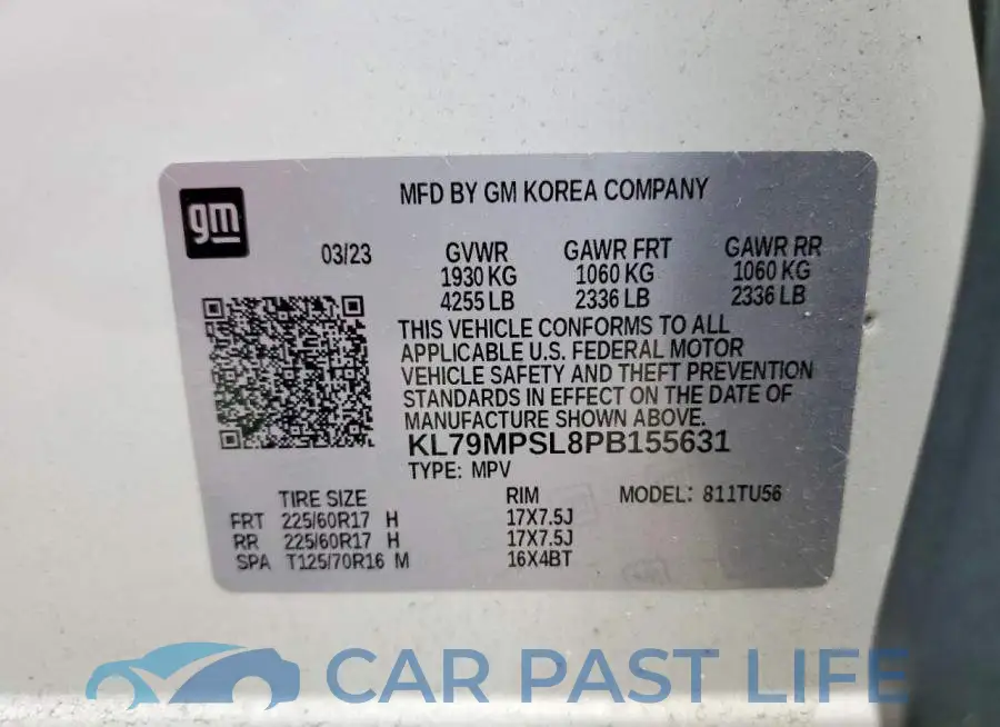 KL79MPSL8PB155631# 13