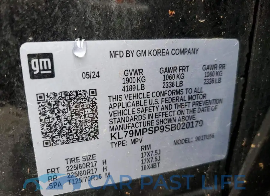 KL79MPSP9SB020170# 14