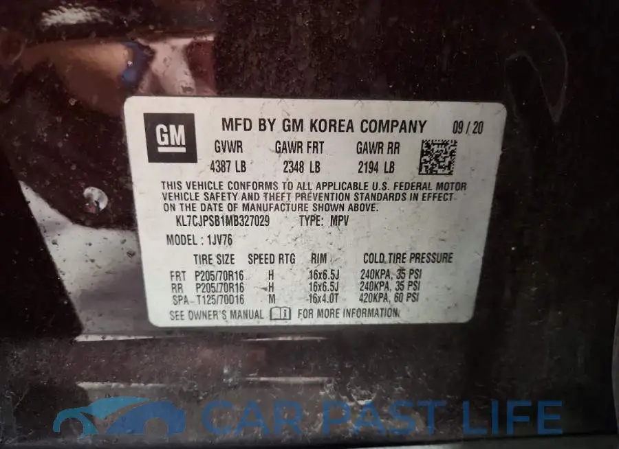 KL7CJPSB1MB327029# 14