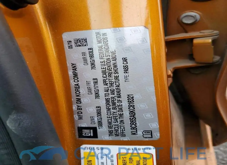 KL8CB6SA8KC816321# 13