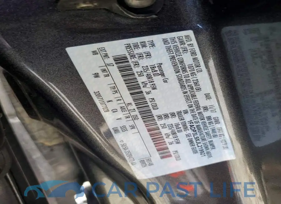 1FADP3L9XJL219921# 12