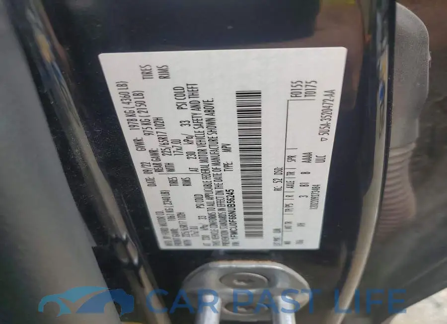 1FMCU0F66NUB56245# 13
