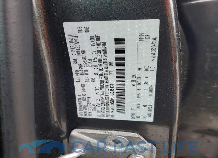 1FMCU9GD4HUB36131# 13