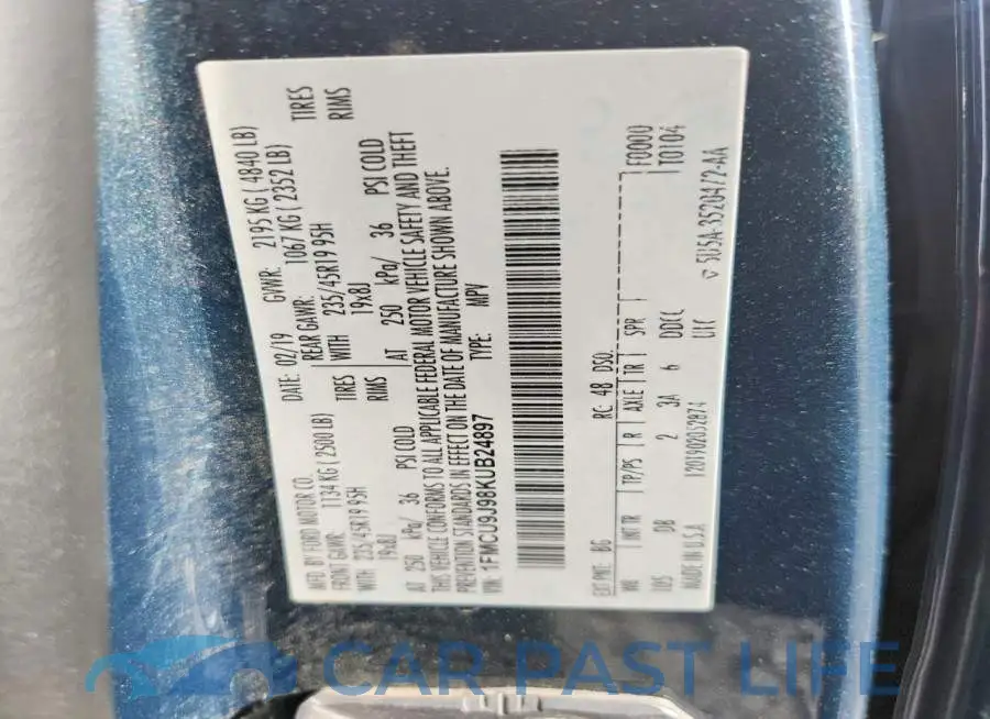 1FMCU9J98KUB24897# 14