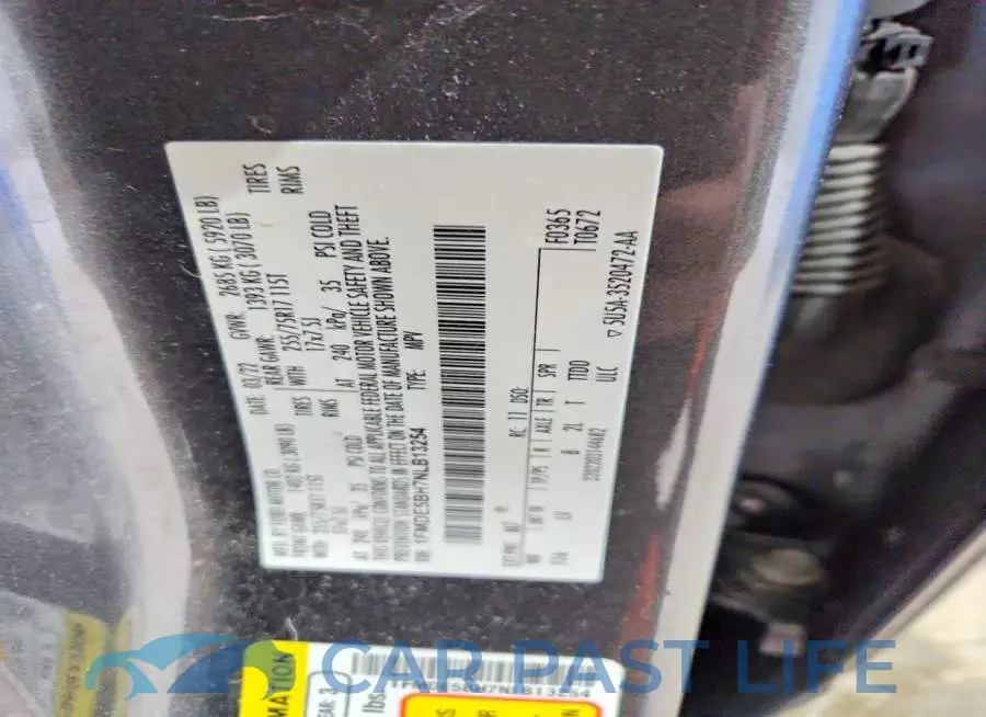 1FMDE5BH7NLB13254# 13