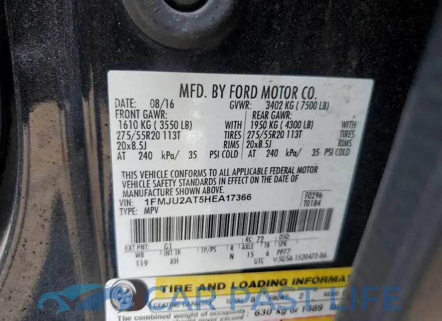 1FMJU2AT5HEA17366# 12