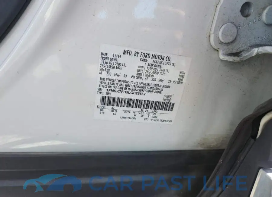 1FMSK7FH5LGB26662# 13