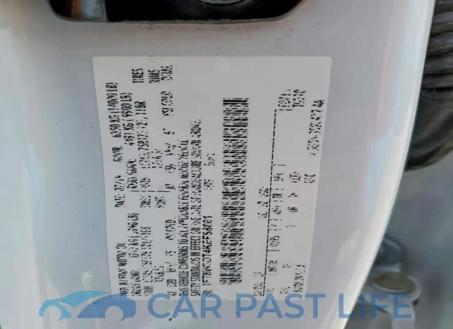 1FT8W3DT4KEF88661# 12