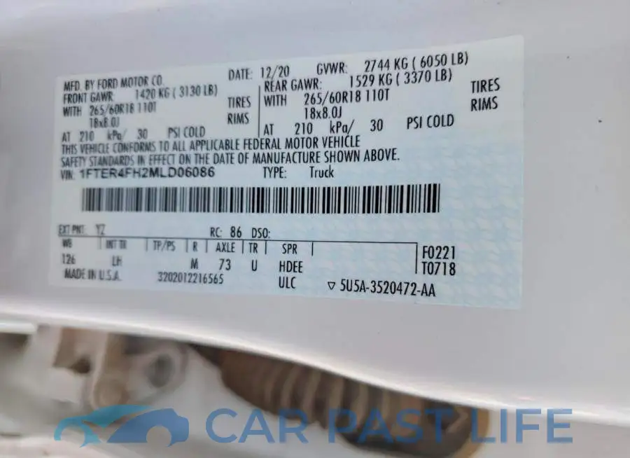 1FTER4FH2MLD06086# 12